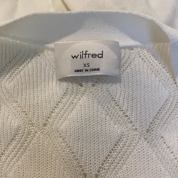 Aritzia Wilfred white cardigan - Picture 2 of 3